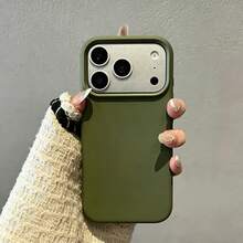 適用於 iPhone 17 Pro 17 Pro Max 17 液態矽膠 3 層全包覆軟膠手機殼，清新夏季配色，防震防刮微纖維內襯保護殼，適用 13 11 16 Pro Max 15 14 Plus 12 Mini XS Max 7 8 Plus - 松林綠 - 查看 2