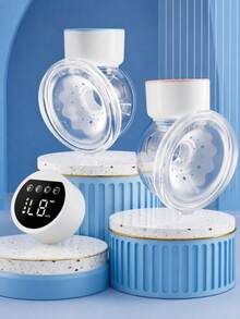 MAMIJOY 1pc 180ml Wearable Electric Breast Pump, 4 Modes With 12 Settings Each, Low Noise Anti-Leakage Design - Multicolor - View 4