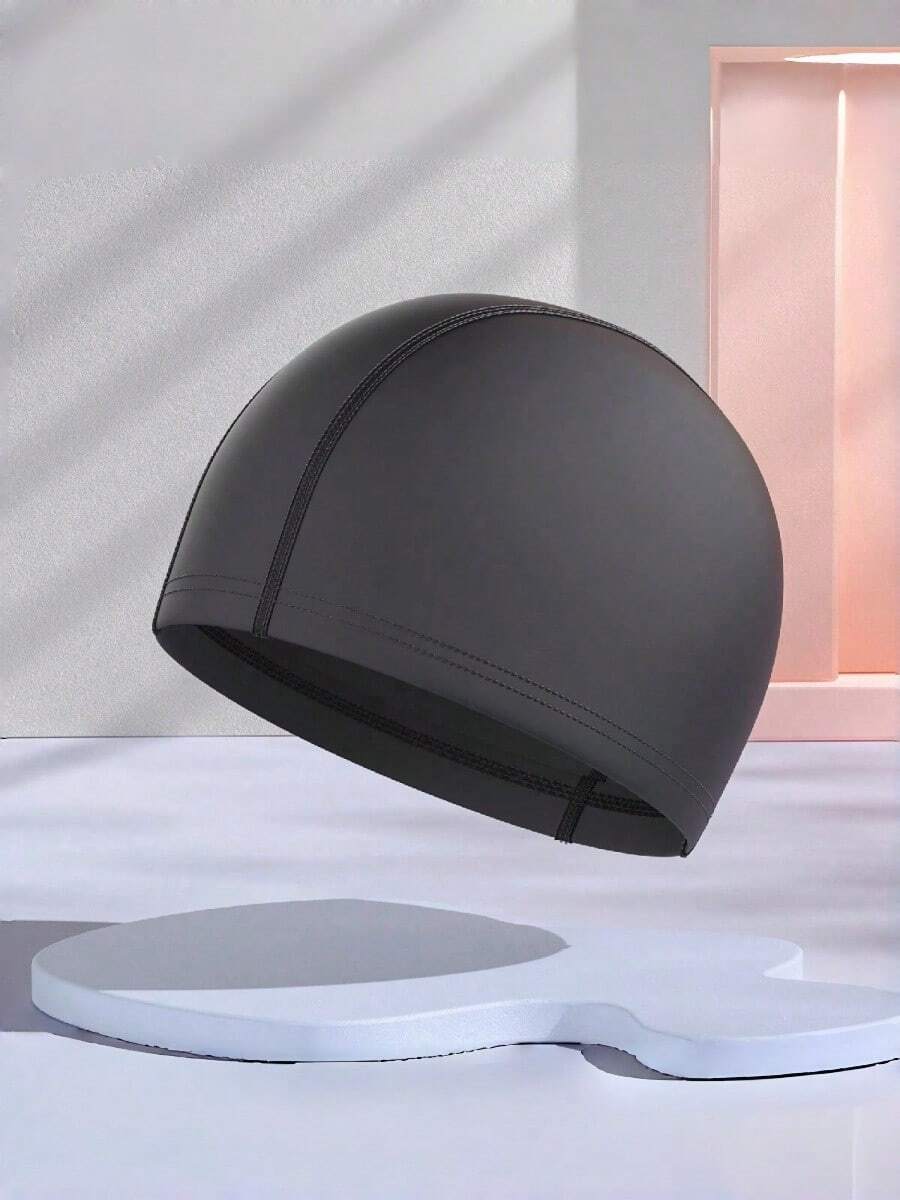 1PC/Adult Unisex High Elastic Long Hair Comfortable Student Waterproof Swimming Cap - Multicolor - View 1