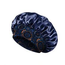 1pc Polka Dot Design Milk Silk Women's Sleep Cap, Large Size Lightweight Breathable Hair Protection Cap (Random Print Pattern) - 1pc - View 8