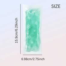 5pcs/10pcs Insulin Refrigerated Cold Compress Bag, Transparent Snowflake Pattern, Reusable, Suitable For Various Refrigerators/Freezers/Bags, Portable Inside And Outside The Room - Mint Green - View 5