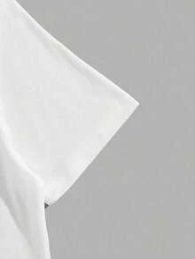 It Features A Breathable And Comfortable Design, A Slightly Dropped Shoulder Style, And A Round Neck Made Of Breathable Polyester Fiber. - 白色 - 查看 7