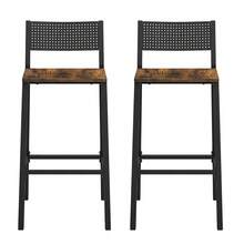 SONGMICS Set da 2 Sgabelli da Bar, per Cucina Sala da Pranzo Studio, Stile Moderno - Colore vintage - Visualizzare 6