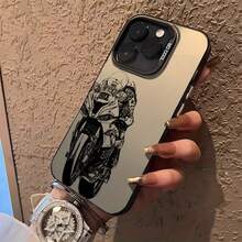 11-17 Galaxy 22-26Phone Case: Stickman Biker - TPU Protective Case |     Shockproof Phone Case |     Scratch-Resistant Case Suitable For  7 / X / XS / 11 Series And  12 / 13 / 14 / 15 / 16 Models - 圖片1PCS - 查看 8