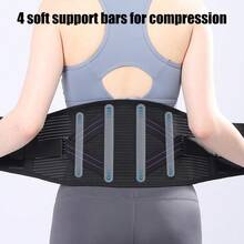 Waist Support Belt - Instant Relief, Breathable, Suitable For Men And Women - Black - View 4