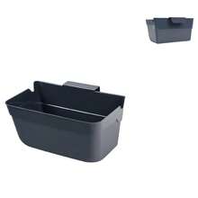 7L Foldable Hanging Kitchen Waste Bin, Cabinet Door Mount Trash Can With Scraper, Wall Mount Compost Bin For Food Waste, Space-Saving Under Sink Garbage Bin, Multi Colors Available - Multiple Specifications - View 20