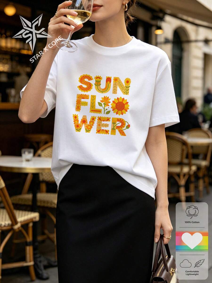 Women T-Shirts - 白色 - 查看 1