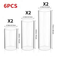 Candle Holders, Glass Vases, Transparent Hydroponic Glassware, Wedding Decorations - RMC0614-a - View 1