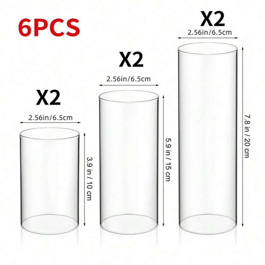Candle Holders, Glass Vases, Transparent Hydroponic Glassware, Wedding Decorations - RMC0614-a - View 1