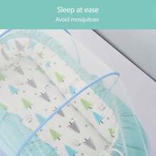 Baby Crib Netting & Accessories - Blue - View 6
