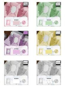 2pcs/Set Sarung Bantal Perjalanan Pendingin, Sarung Bantal Kain Non-Woven Bernapas dan Menutupi Seluruh Permukaan, Anti-Selip di Semua Sisi, Lembut dan Ramah Kulit, Mudah Dipasang, Sarung Bantal Warna Polos, Cocok untuk Hotel, Homestay, Berkemah, dan Perlengkapan Perjalanan - MultiWarna - View 10