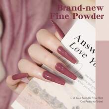 NOCIS Dip Powder Nail Kit - Set Pemula 4 Warna dengan Nude, Pink, Glitter & Putih, Plus Base Coat, Top Coat & Cairan Aktivator, Buffer Kuku, Kuas & Kikir - Sistem Celup Akrilik untuk Manikur DIY, Tanpa Aroma, Tidak Perlu Daya. - MultiWarna - View 8