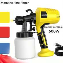 Paint Sprayer Gun with Cord Electric Paint Sprayer 3 Patterns 110V 1000W 1L Electric Paint Sprayer Without Air Professional Spraying Tools Multi-Functional Electric Paint Sprayer for Furniture, Cabinets, Fences, Walls, Doors, Garden Chairs, Etc. - Tipo de Enchufe A USA (110-127V) - Ver 13