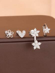 Silver - 4pcs