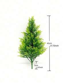 2/1pc Artificial Pine Tree Greenery, Realistic Trunk And Needles, Green, Suitable For Landscape Garden, Entrance, Backyard, Patio, Dining Table Decor, Easter, Christmas, Mother's Day, Bridal Shower And Various Occasions, No Pot Needed, All Season. Now Trending! - Multicolor - View 3