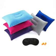 Travel Comfortably Anywhere With This Portable Inflatable Pillow - Perfect For Camping And Flocking! Great Gift For Vacation And Outdoor Use - Multicolor - View 10