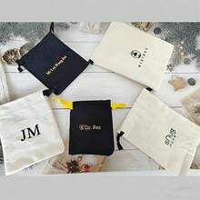 5pcs/10pcs/20pcs Tas Kado Serut dengan Motif Kustom - Hadiah untuk Wanita/Pria - Penutup Serut Elegan - Tas Perhiasan dengan Motif/Logo/Teks yang Dipersonalisasi - Ukuran 6 x 3,94 Inci, Sempurna untuk Souvenir Pernikahan, Ulang Tahun - MultiWarna - View 9