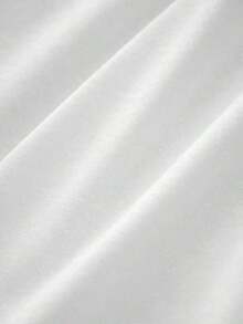 Camiseta Unisex de Algodón Puro para Hombre y Mujer, Estilo , Peso Máximo 200 G/M², Camiseta con Gráfico Minimalista de la Letra ICON, Suave y Transpirable para Uso Casual y Formal - Blanco - Ver 4