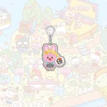 1 Set 8pcs SKZOO Collaboration Cute Acrylic Standees And Acrylic Keychains With Small Charms, Suitable For Fans To Wear And Use - Multicolor - View 27