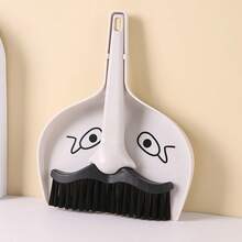 1pc Desktop Mini Broom And Dustpan Set, Mr. Beard Cleaning Broom, Student Desk Combination Cleaning Broom And Dustpan - Cleaning Brush - View 11