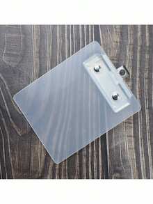 3/5/10pcs Stationery Folders, Drawing Board Holders, Plastic Document Writing Pads - Frosted - View 4