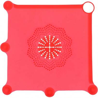 Silicone Floor Drain Hair Catcher With Curling And Non-Slip Design, Bathroom And Kitchen Sink Strainer Stopper To Prevent Clogging And Hair Blockage, Stylish And Minimalist