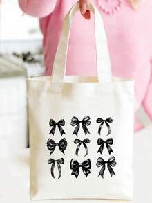 5/10pcs Mini/S/M/L Size Reusable Cute Rabbit Bow Heart Pattern Canvas Gift Bags Party Favor Bags Set, Birthday Party Kids Theme Party Gift Bags Baby Shower Back To School Graduation Party Theme Party Thanksgiving Christmas Anniversary Party Gift Packaging Bags Essential - View 35