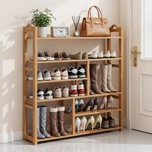 Senmeo Versatile 6‑Tier Bamboo Organizer Rack, Sturdy Freestanding Unit, Holds Various Heights, Ideal For Entryway/Bathroom/Office, Quick Setup, Space-Efficient. - Level 6 - View 5