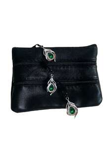 Elegant Rhinestone Multi-Zipper Coin Purse, Large Capacity 4-Layer Zipper Multifunctional Card Holder, Small PU Leather Card Wallet, Portable Mini Wallet, Cash Pouch, Jewelry Bag, Key Holder, Suitable For Back To School Gift, Party Gift, Holiday Gift,Travel Essential - Multicolor - View 15