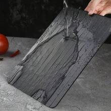 Tabua Magica Para Descongelar Alimentos, Defrost Express G Tábua Grande de Alumínio 20x35cm de Descongelar Carnes - Primicias Qiu - Preto - Visão 4