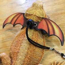 Adjustable Bat Wing Harness Leash For Reptiles, Includes 3 Sizes Base Plates, Bearded Dragon Harness And Leash Set, Suitable For Bearded Dragon, Lizard Reptile Clothing, Reptile Harness, Outdoor Walking And Training Gear, Halloween Reptile And Small Animal Gift - View 8