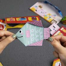 1 Set Handmade Origami Colorful Paper Set, Creative DIY Fun Origami Book, Develop Thinking Ability And Hand-Eye Coordination, Best Gift For Friends And Besties - Multicolor - View 11
