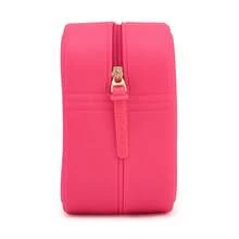 Kit Bolsa + Carteira de Pulso Emborrachada Feminina Tiracolo Transversal Crossbody - Kit Pink Smaller - Visão 4
