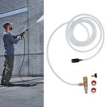 4000PSI Chemical Injector Kit, Chemical Injector Kit For High Pressure Washer, Chemical Injector Kit With 3/8 Inch Quick Connect - 1 - View 2