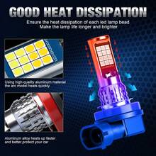 TOAUTO 2PCS H11 LED Fog Lights Bulbs 9005 9006 HB3 HB4 LED Headlight For Car 80W 25000LM White Yellow Auto Headlamps Plug&Play 12V - A - View 7