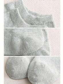10/1 Pair Women's Invisible Boat Socks, Short Ankle Socks, Cute Socks For Girls, Suitable For All Seasons, Spring, Summer, Autumn, Winter; Mesh Breathable Design, Moisture-Wicking, Soft And Smooth Fabric; Suitable For Vacation, Sports, Casual, Business And Daily Wear, Multiple Colors Available - Multicolor - View 2