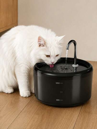 Cat Water Fountain (Replacement Filter Cartridge Can Be Purchased Separately): Dog Water Fountain, Ultra-Quiet Automatic Filtration, Indoor Dog Water Fountain, Pet Water Machine, Suitable For Small And Medium Cats And Dogs