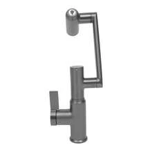 YUNRUX Swivel Faucet, Faucet With LED Temperature Display, Bathroom Faucet - Grey - View 7