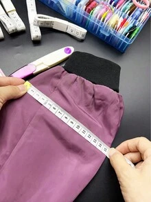 Pita Ukur Putih Lembut, 150cm/60in, Desain Skala Ganda, Cocok Untuk Pengukuran Tubuh, Menjahit, Memotong Kain, dan Berbagai Skenario Lainnya, Aksesori Pengukuran Praktis untuk Kerajinan Tangan - Pita pengukur lembut berwarna putih - View 8