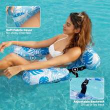 Patio Lounge Chair & Swing Chair - Floral Pattern - View 5