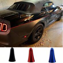 TRTY 1pc 1.57inch Aluminum Alloy Car Roof Short Antenna And 2 Universal Screw Adapters, Car Conical Short Antenna, Antenna Top Cover Modification Accessory, Avoid Roof Rack Obstruction - High Conductivity Copper, Corrosion And Deformation Resistant, Suitable For Holden 1317 And Most Car Models Short Antenna Modification, Enhance Audio Signal And Clear Sound Quality, Also Suitable As A Gift - Conical Short Car Antenna - View 2
