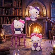 Officially Licensed Sanrio Astrology Series Desktop Ornament, Hello Kitty Character Design, Collectible Figurine, Premium Detailed Craftsmanship, Home, Office & Desktop Decoration, Perfect For Birthday, Christmas, Holiday - Multicolor - View 3