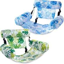 Patio Lounge Chair & Swing Chair - Floral Pattern - View 1
