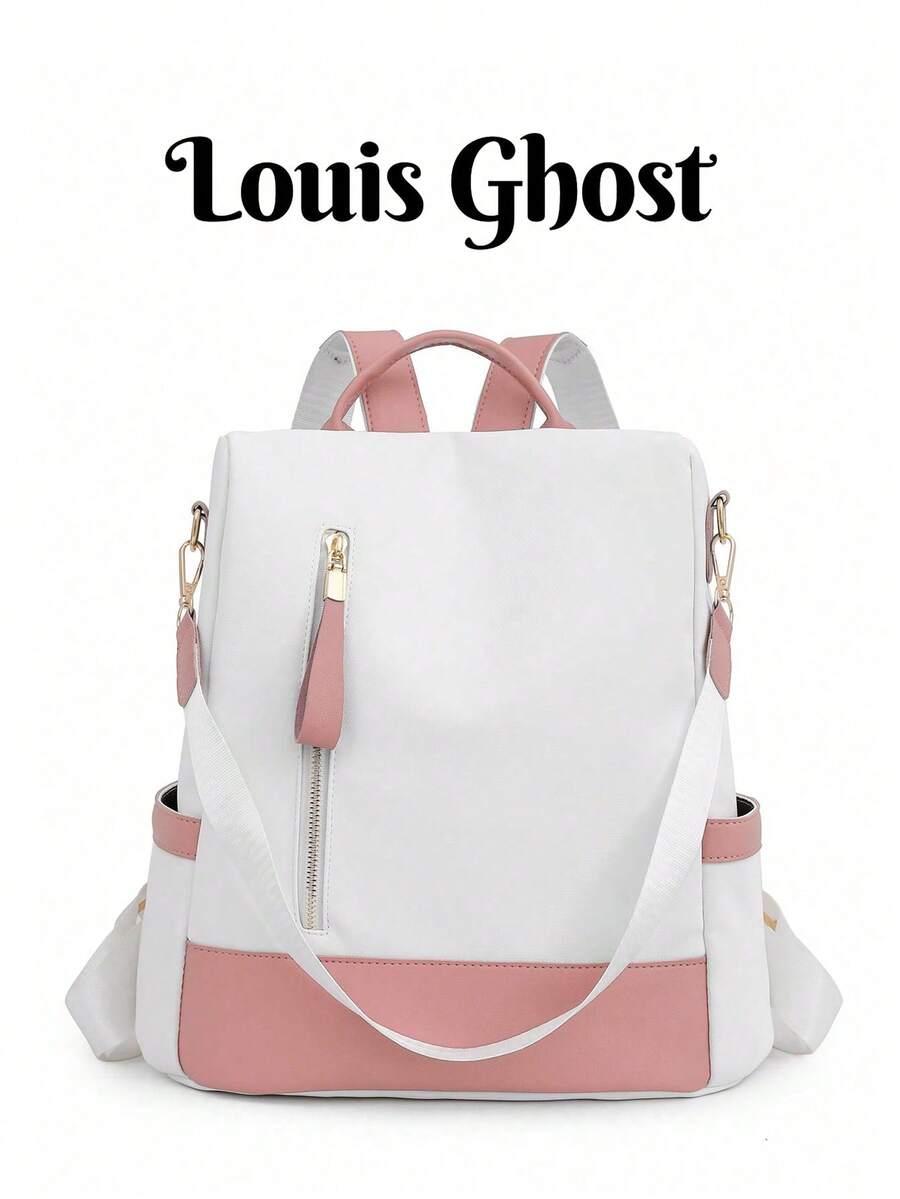New Chinese Style Butterfly Print Sweet Women Backpack, Fashion, Suitable For Students, Commuting, Minimalist Outdoor Anti-Theft Waterproof Travel Multifunctional Bag