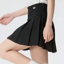 Adidas 三葉草女子SKIRT運動休閒半身裙 - 黑色 - 查看 3