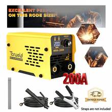 200A Portable Inverter Welding Machine with Accessories, Featuring Lift TIG, LED Screen Mini Inverter Welder, Portable Inverter Welding Machine, Arc Welding Machine, Stick Welder, No Gas Welding Machine for Home DIY Projects, Outdoor And Home Use. - Tipo de Enchufe B USA (110-127V) - Ver 4