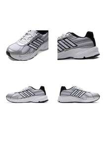 Adidas 男士 2026 春季 TECHNOCHAOS 2000 極簡舒適休閒日常運動跑步鞋 HQ7282 - 白/白/一號黑 - 查看 11