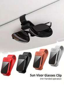 Car Glasses Clip, Car Sun Visor Storage Clip, Custom Glasses Frame, Hanging Glasses Clip For Car Interior - A - View 2