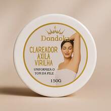 Kit Clareador De Axilas E Virilha DONDOKA Com Óleo De Rosa Mosqueta Dolomita 150 gr - 1 clareador - Visão 2