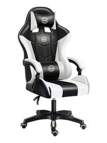 Silla Ergonómica Gamer Reclinable Ajustable Oficina Giratori - Negro - Ver 5